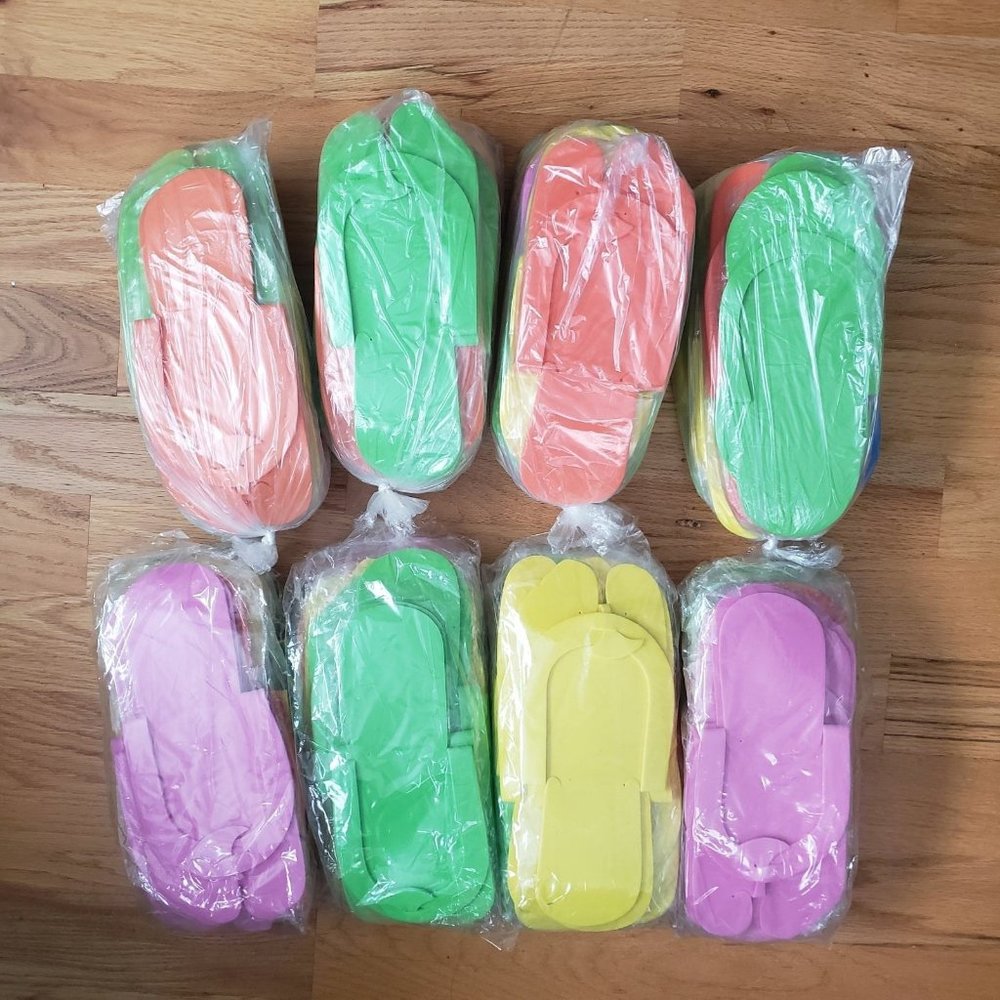 Pedicure Slippers Disposable Flip Flops